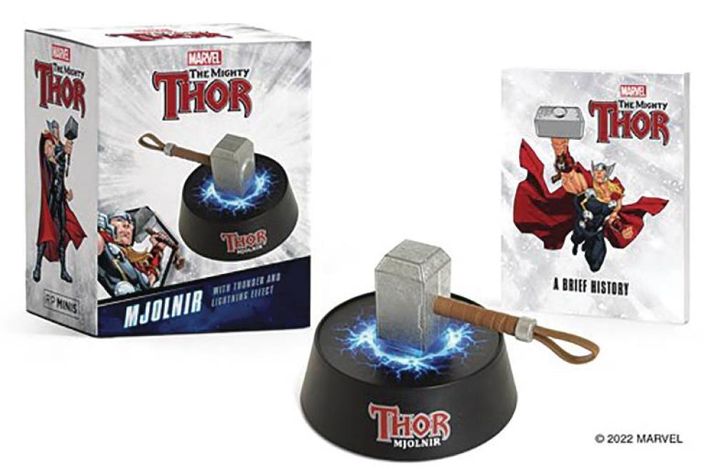 BOOK KIT MARVEL THOR MJOLNIR W THUNDER & LIGHTNING EFFECT