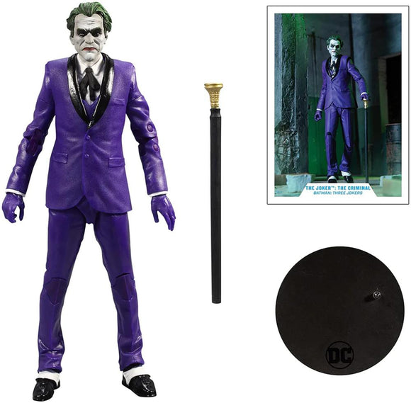 DC MULTIVERSE JOKER: THE CRIMINAL BATMAN: THREE JOKERS MCFARLANE AF