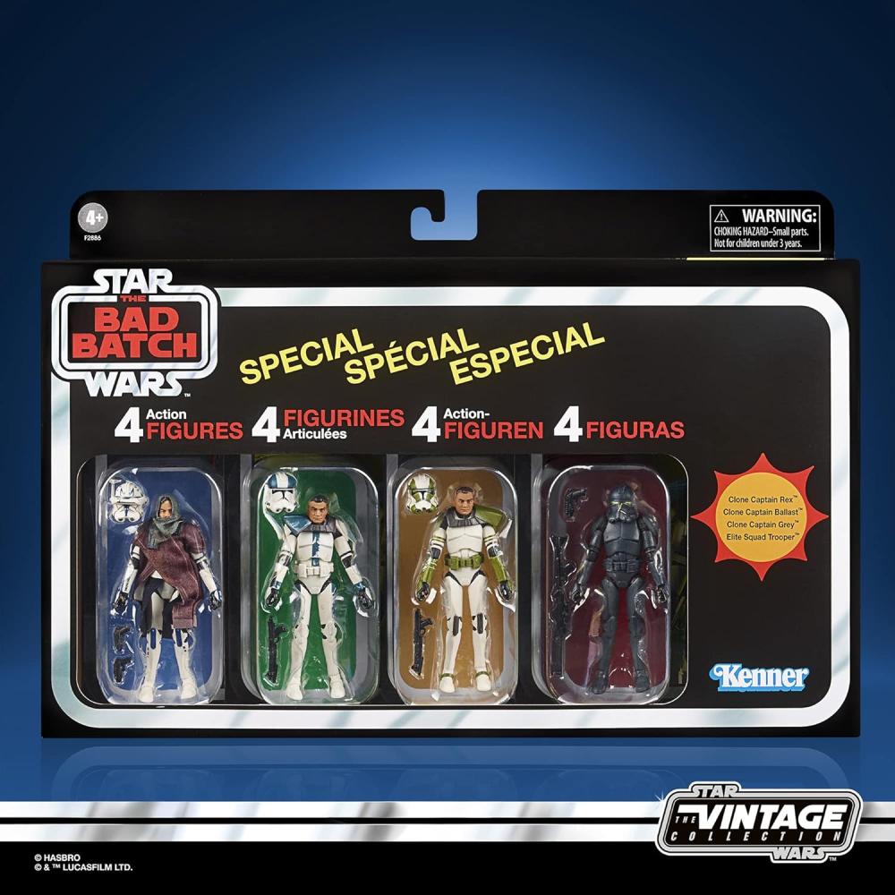 SW VINTAGE BAD BATCH 4 PACK HASBROPULSE SET AF
