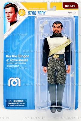 MEGO STAR TREK KOR THE KLINGON 8IN AF