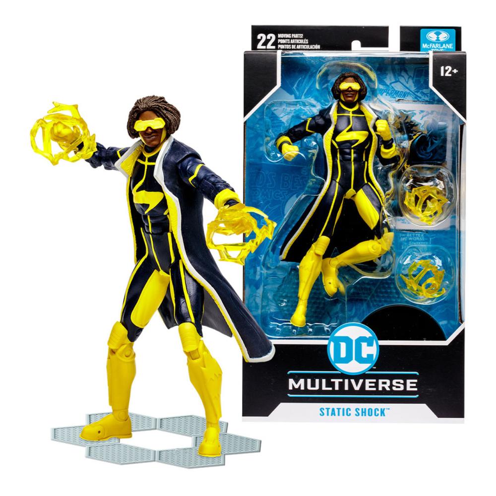 DC MULTIVERSE STATIC SHOCK NEW 52 MCFARLANE AF