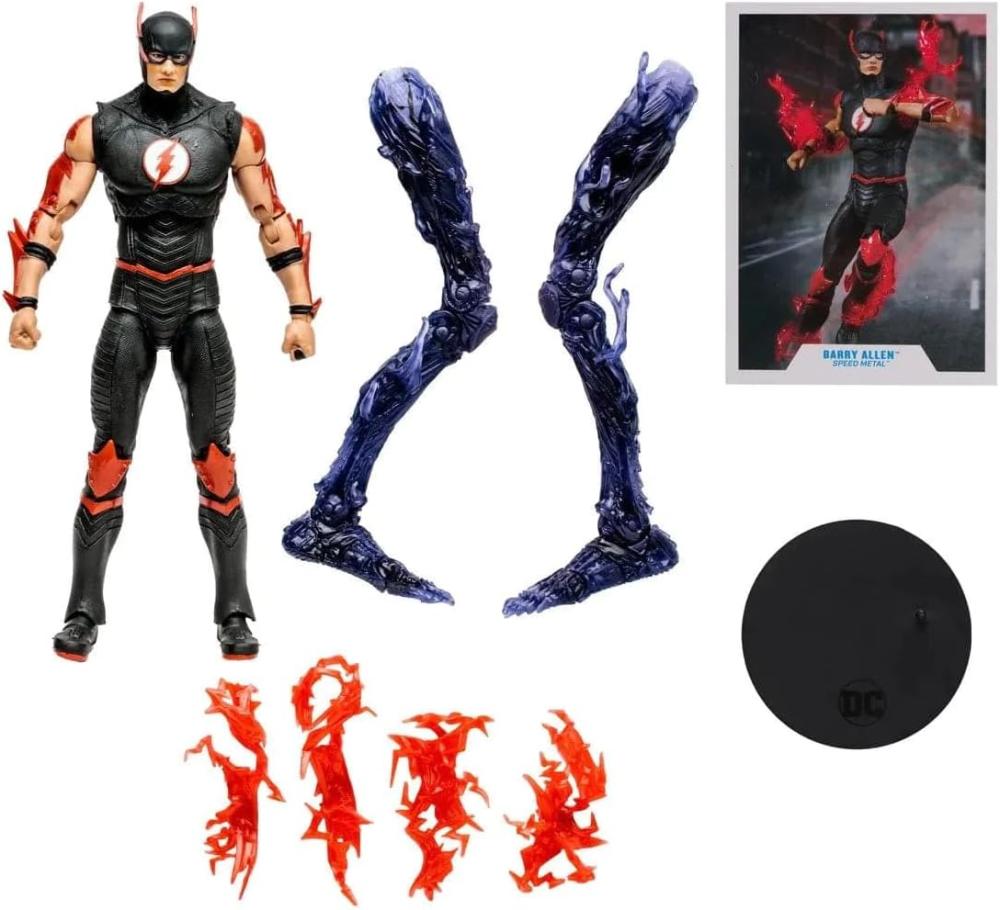 DC MULTIVERSE BARRY ALLEN SPEED METAL DARKEST KNIGHT BAF AF