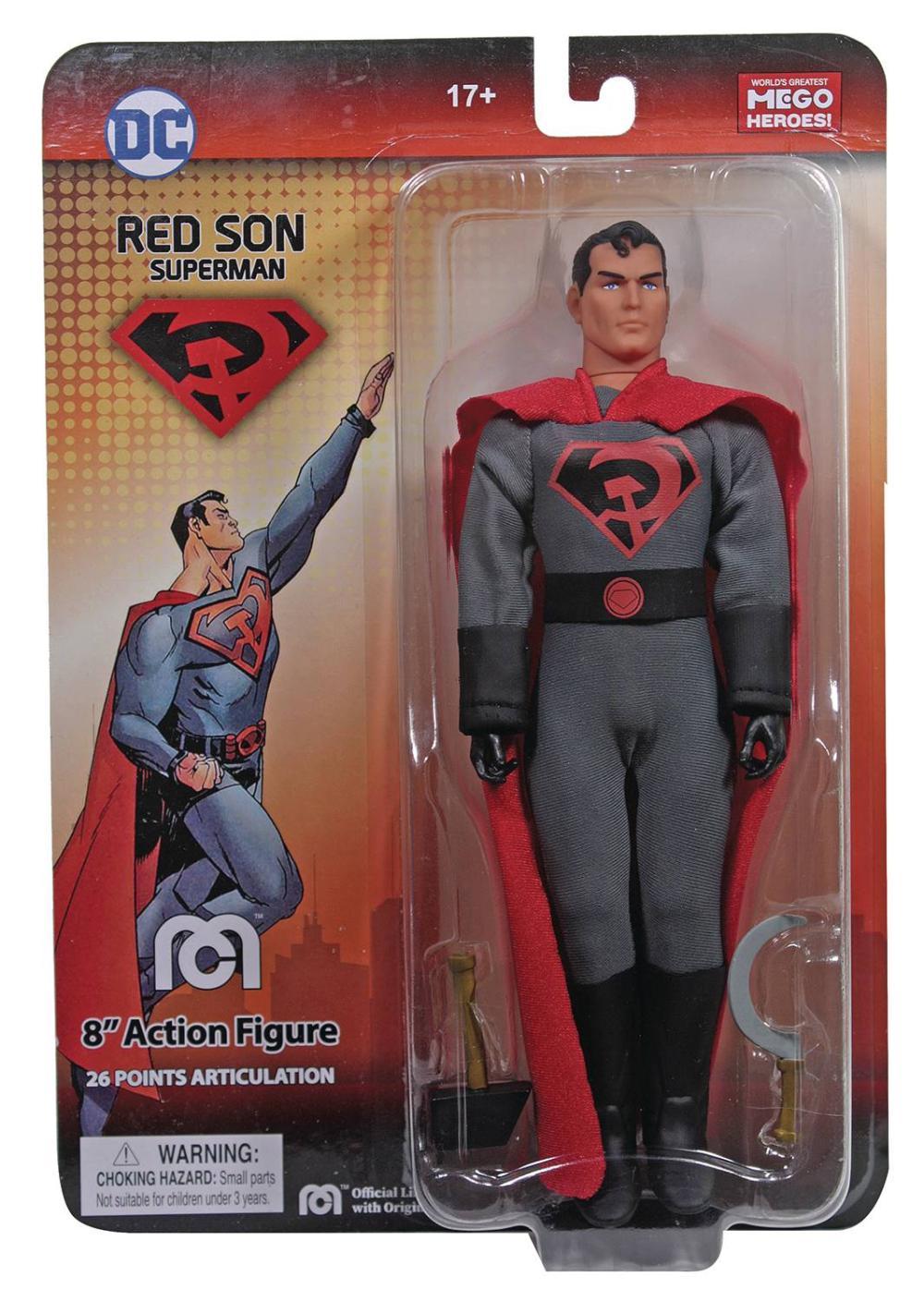 MEGO DC SUPERMAN RED SON 8IN AF