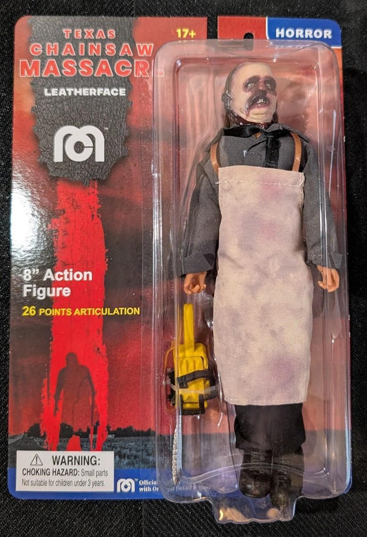 MEGO HORROR LEATHERFACE 8IN AF