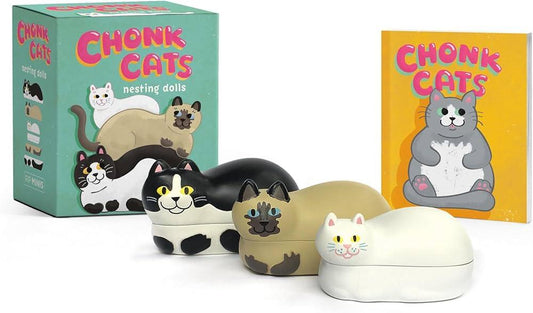 BOOK KIT CHONK CATS NESTING DOLLS