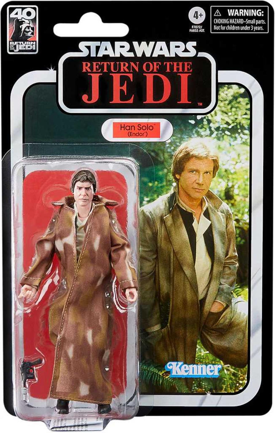 SW ANNIVERSARY HAN SOLO ENDOR - ROTJ BLACK 6 INCH AF