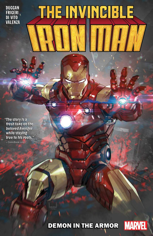 INVINCIBLE IRON MAN BY DUGGAN TP VOL 01 DEMON IN THE ARMOR