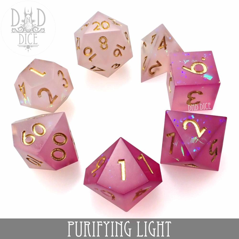 DNDDICE: Purifying Light 7 Dice Set
