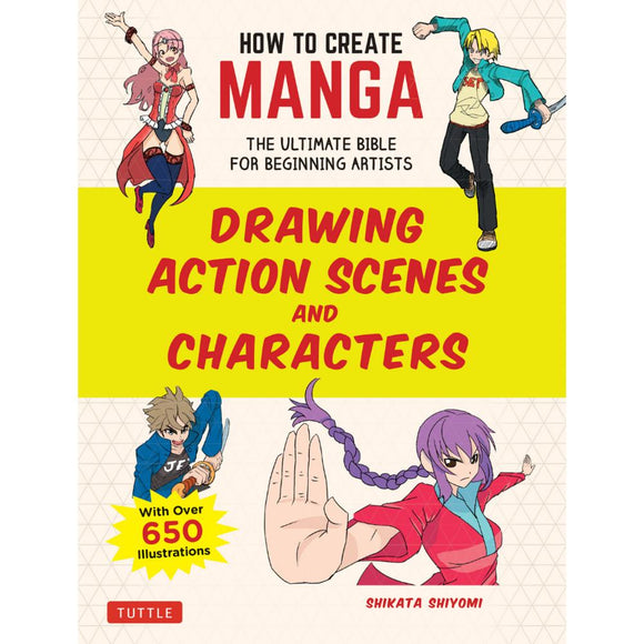 How to Create Manga: Drawing Action Scenes and Characters
