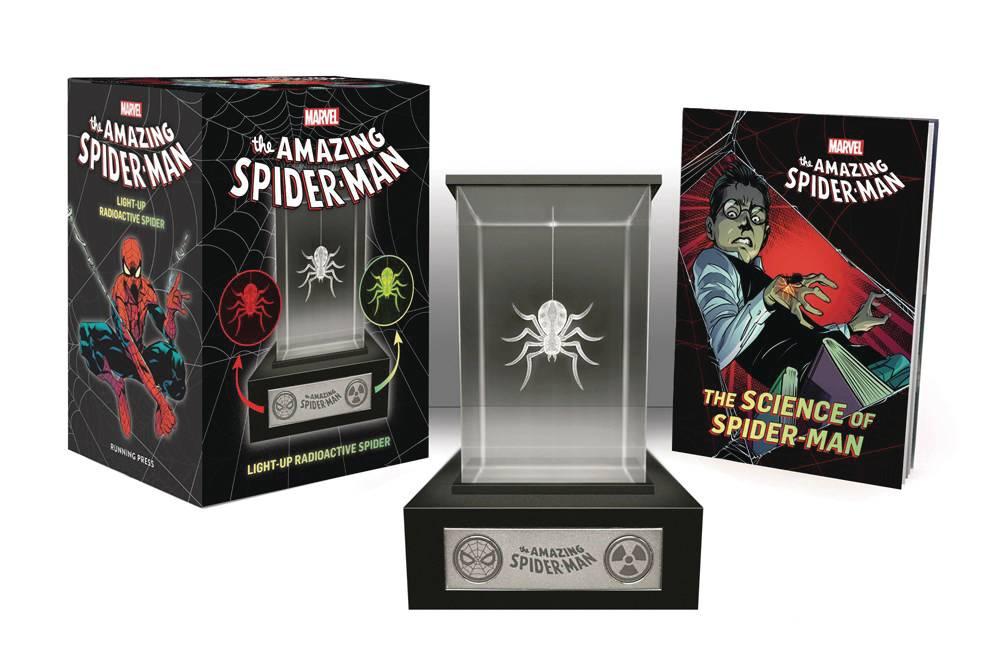 BOOK KIT MARVEL AMAZING SPIDER-MAN LIGHT UP RADIOACTIVE SPIDER