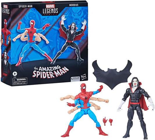 MARVEL LEGENDS NEW 2 PACK SPIDER MAN / MORBIUS AF