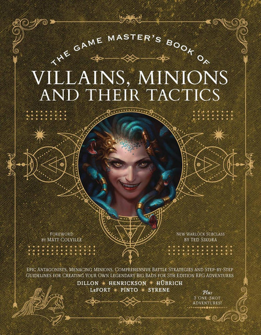 GAME MASTERS BOOK VILLAINS MINIONS & TACTICS HC 5E