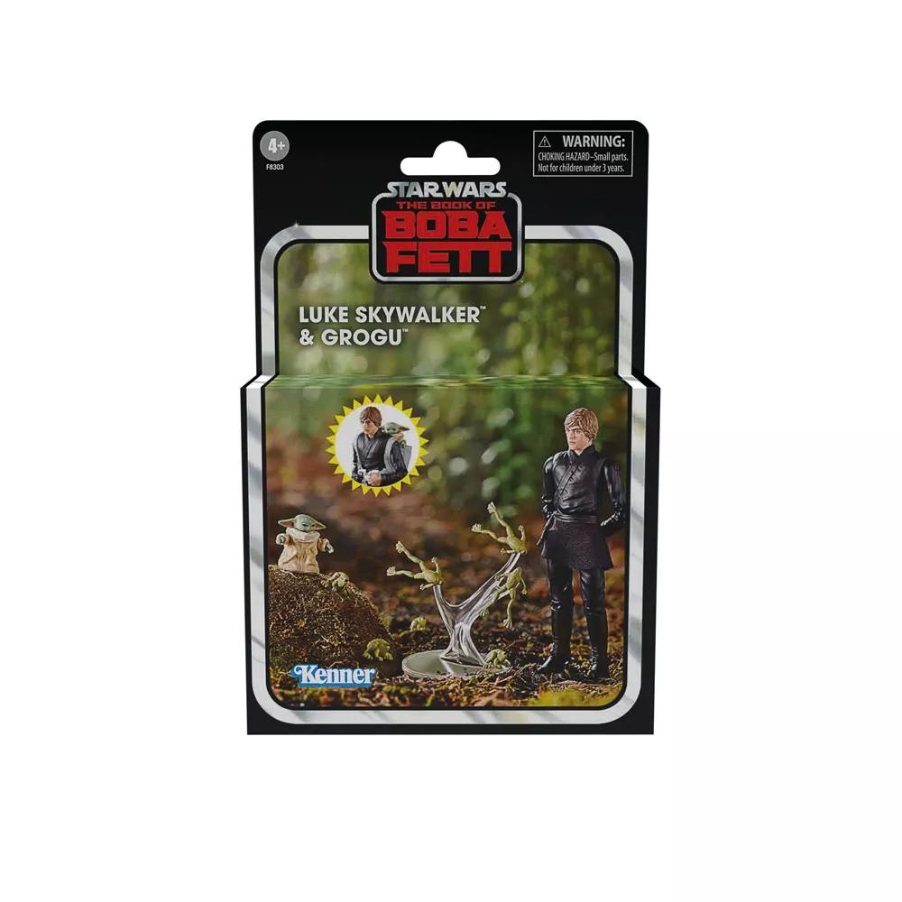 SW VINTAGE DLX LUKE SKYWALKER & GROGU BOBF VC AF