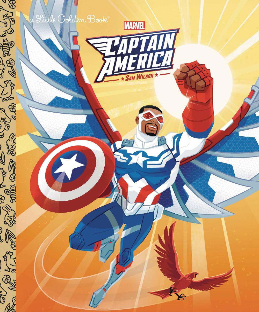 MARVEL CAPTAIN AMERICA SAM WILSON LITTLE GOLDEN BOOK