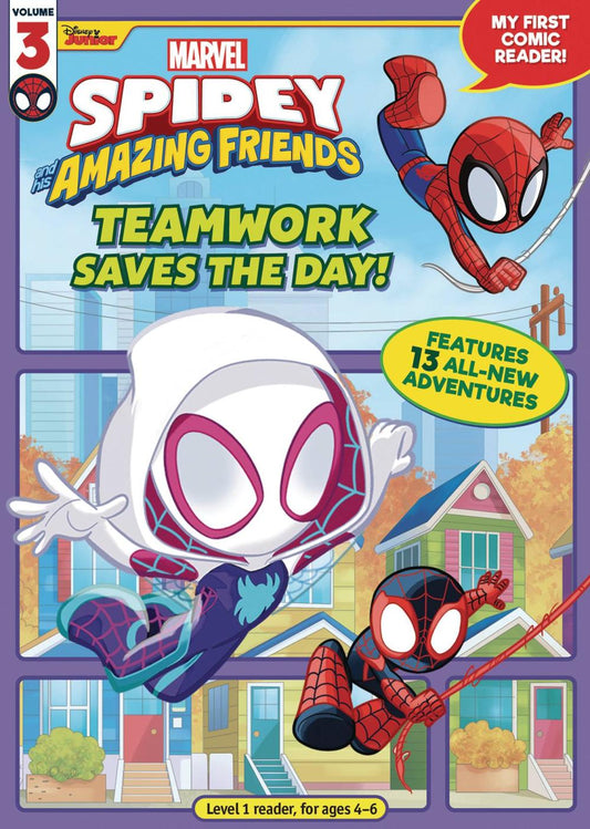 SPIDEY & HIS AMAZING FRIENDS TEAMWORK SAVES DAY SC - MY FIRST COMIC READER