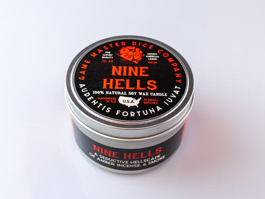 Nine Hells Gaming Candle - 2oz