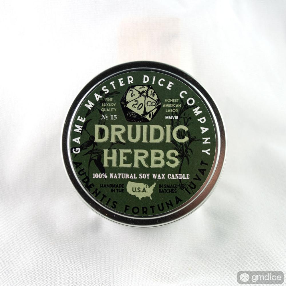 Druidic Herbs Gaming Candle - 2oz