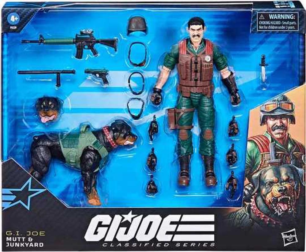 GI JOE CLASSIFIED LARGE MUTT AND JUNKYARD 6IN AF