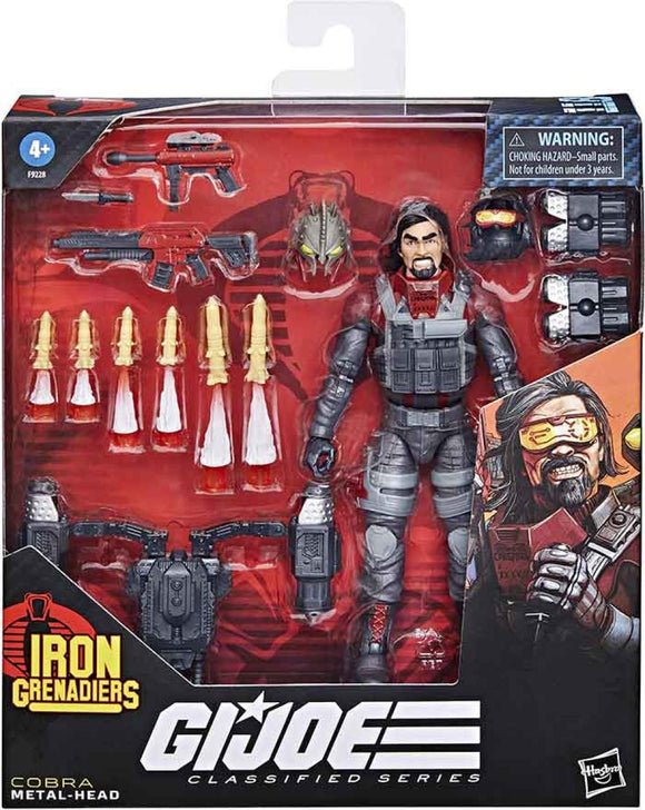 GI JOE CLASSIFIED METAL HEAD 6IN AF