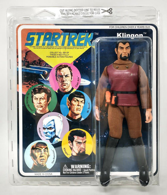 ST KLINGON 8 INCH RETRO AF