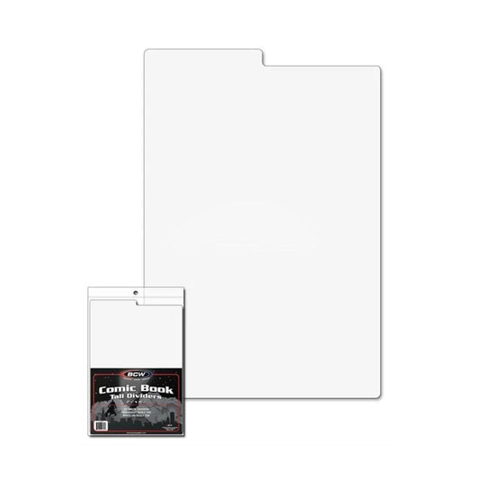 BCW DIVIDER COMIC TALL 7.25 X 11.25 - 25 CT