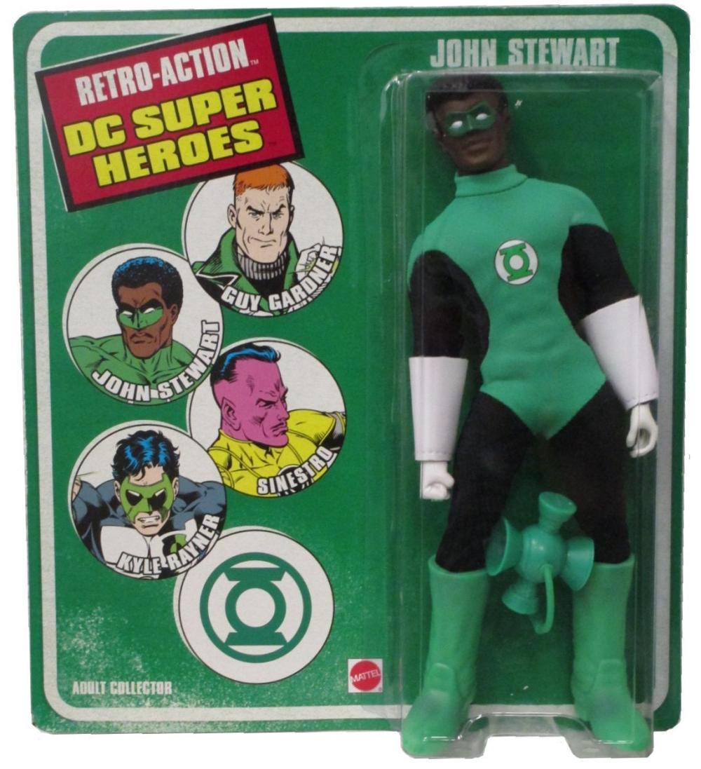 WORLDS GREATEST DC HEROES JOHN STEWART RETRO AF 8IN