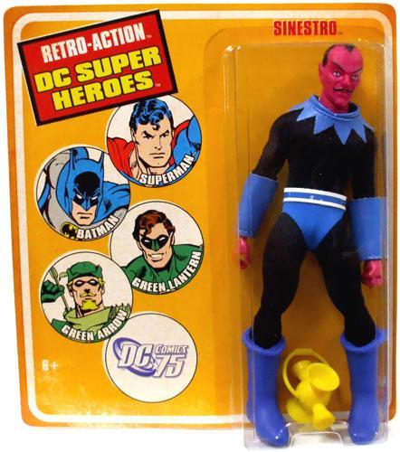 WORLDS GREATEST DC HEROES SINESTRO RETRO AF 8IN