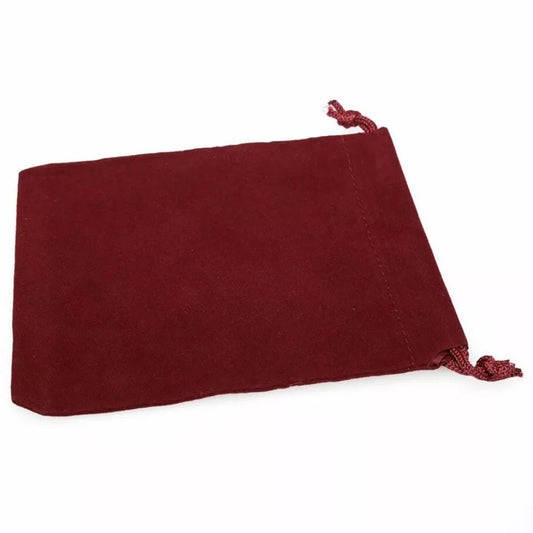 CHX Velour Dice Bag: Small Burgundy