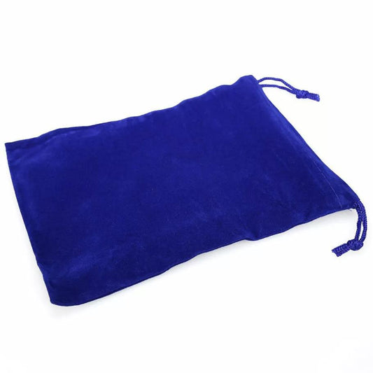 CHX Velour Dice Bag: Large Blue Royal