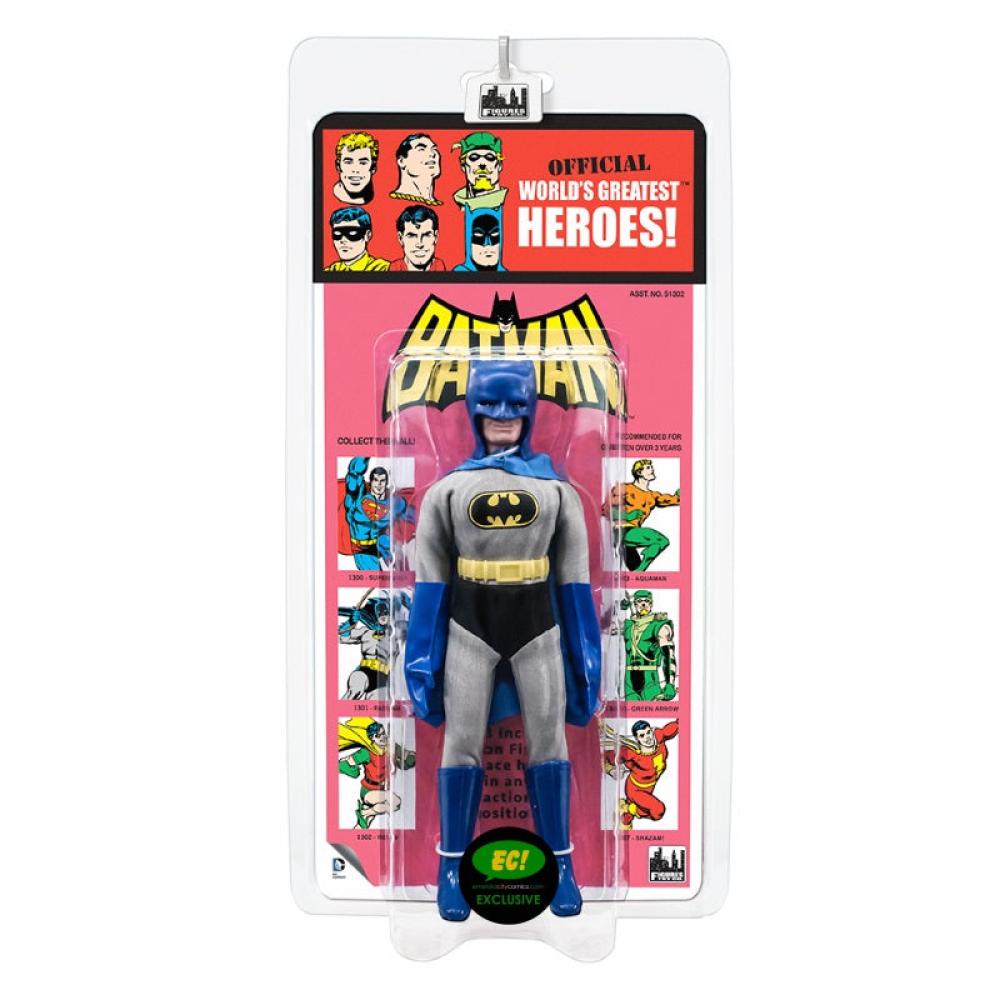 KRESGE RETRO BATMAN REMOVABLE COWL 8IN EC EXCLUSIVE AF  - EMERALD CITY