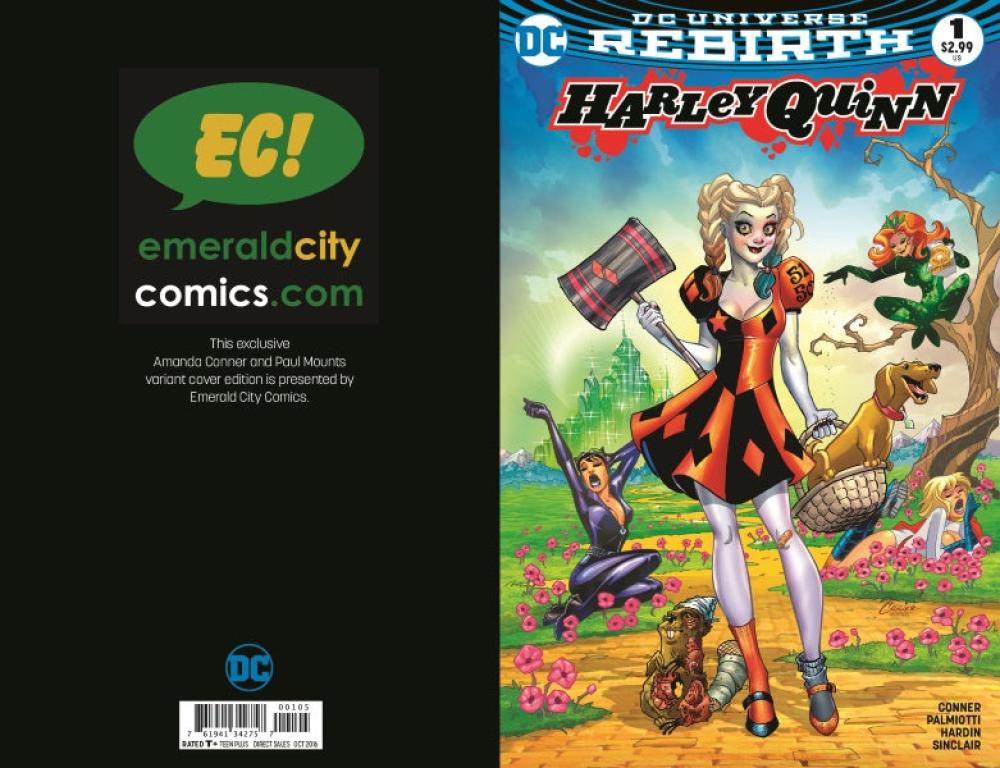 HARLEY QUINN #1 EC EXCLUSIVE VARIANT AMANDA CONNER - EMERALD CITY