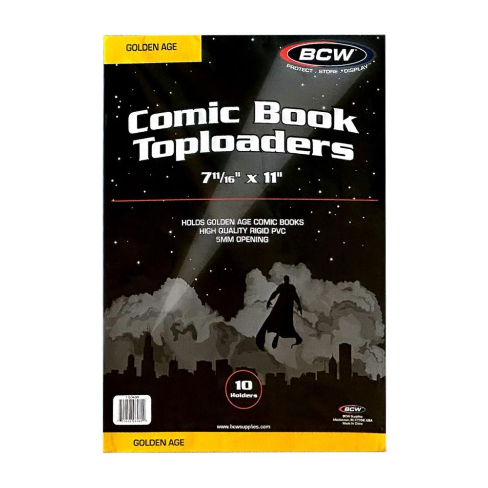 BCW TOPLOADER COMIC BOOK GOLDEN AGE - SINGLE