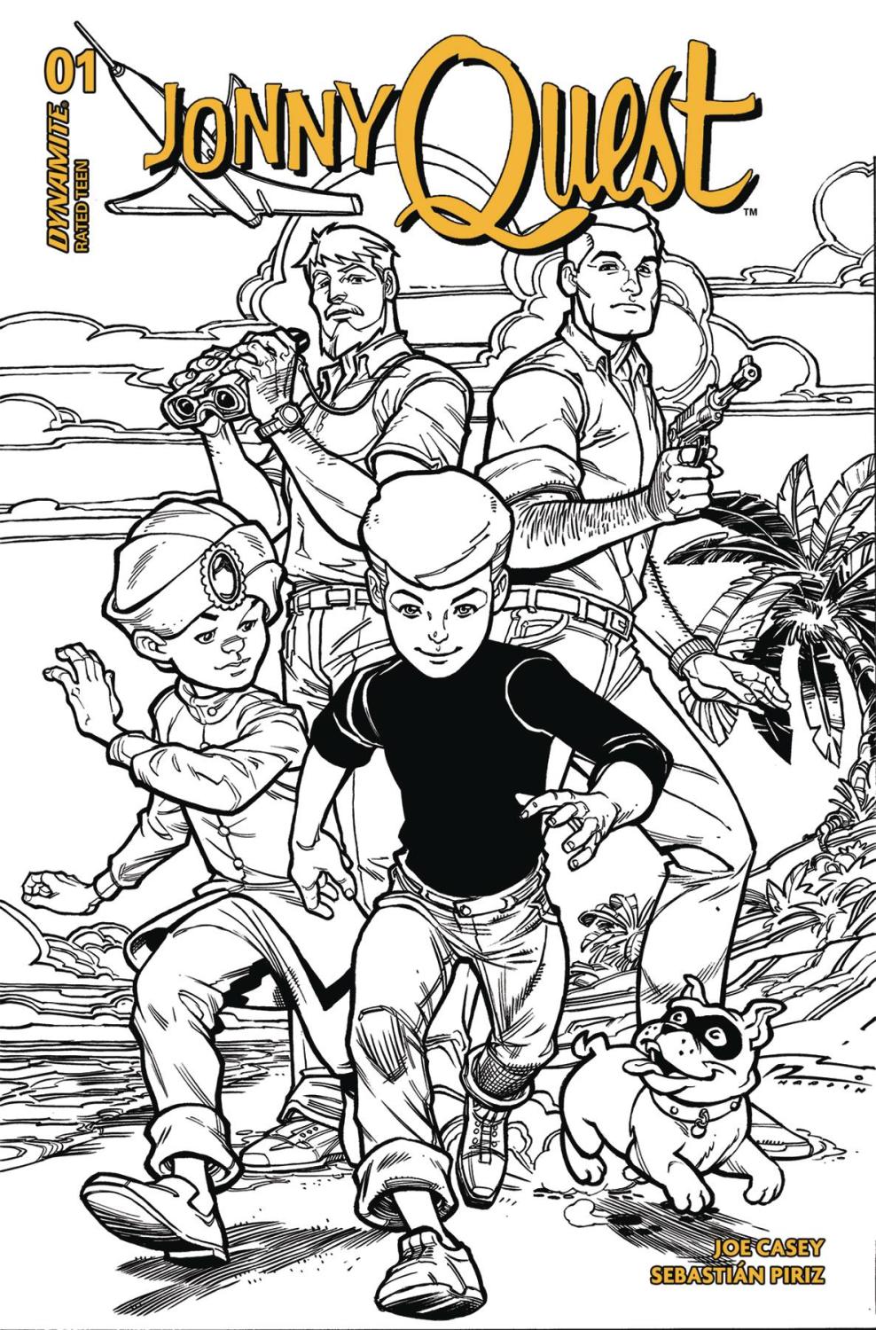 JONNY QUEST #1 CVR P 1:15 HARDIN LINE ART 1:15 INCV