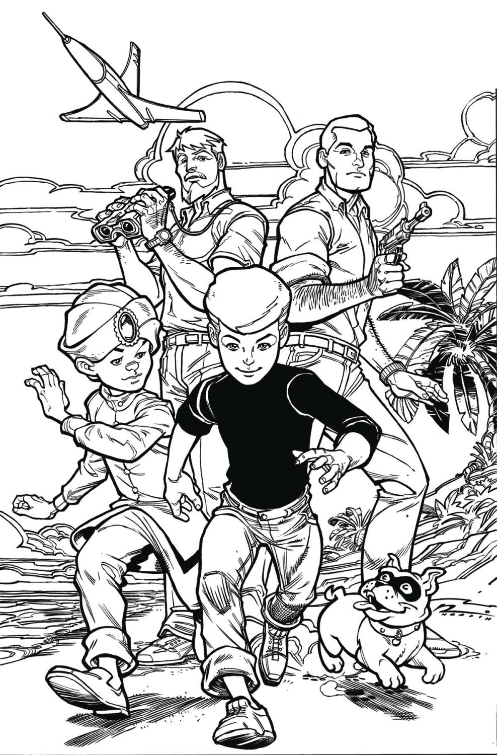 JONNY QUEST #1 CVR T 1:40 HARDIN LINE ART VIR CVR 1:40 INCV