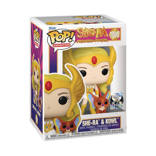 POP ANIMATION SHE-RA SHE-RA W KOWL VIN FIG