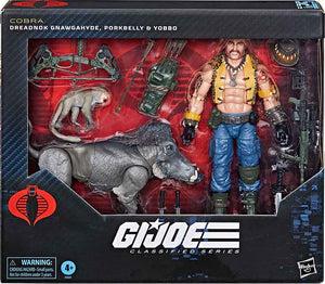 GI JOE CLASSIFIED LARGE GNAWGAHYDE WITH PORKBELLY & YOBBO 6IN AF