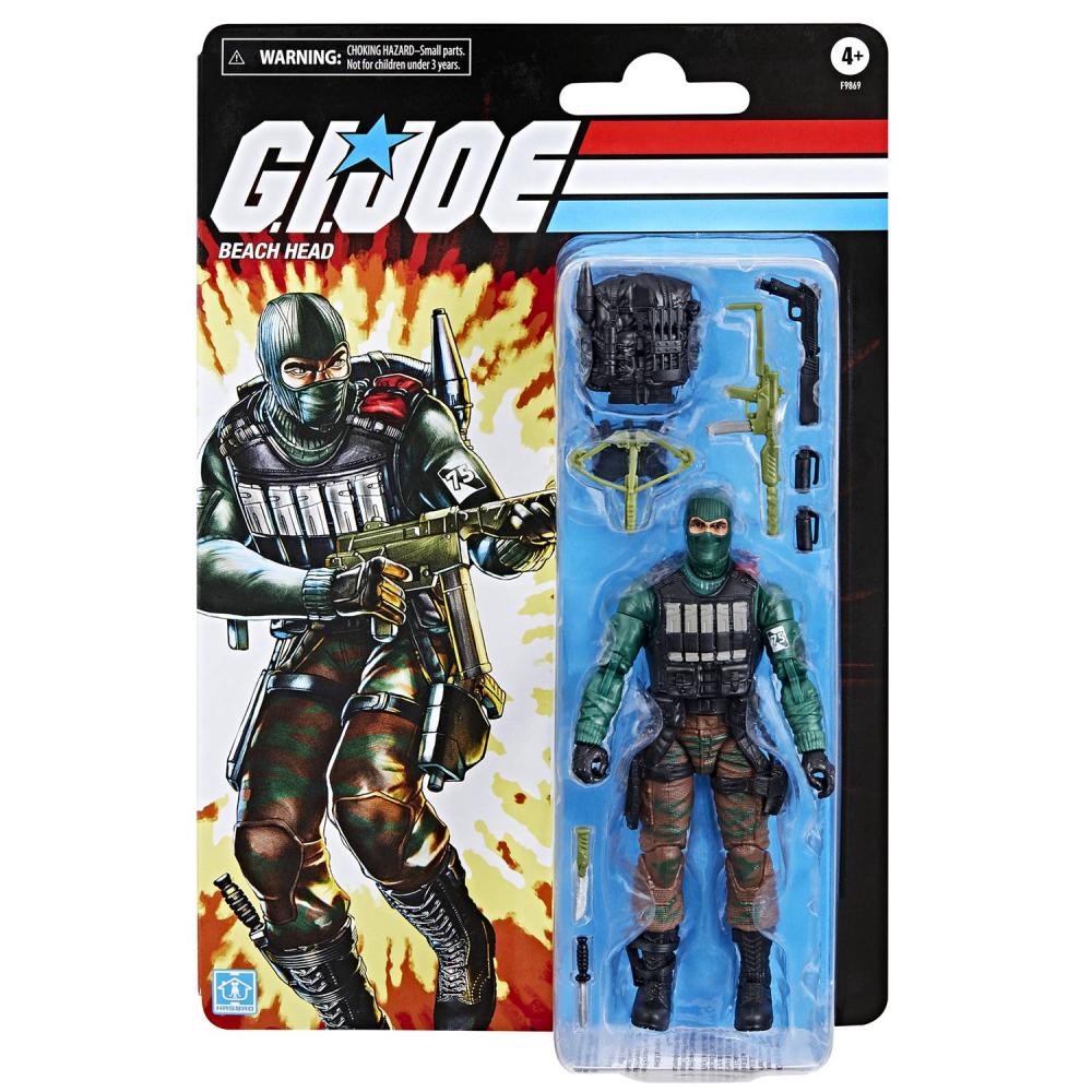 GI JOE RETRO CLASSIFIED BEACH HEAD 6IN AF