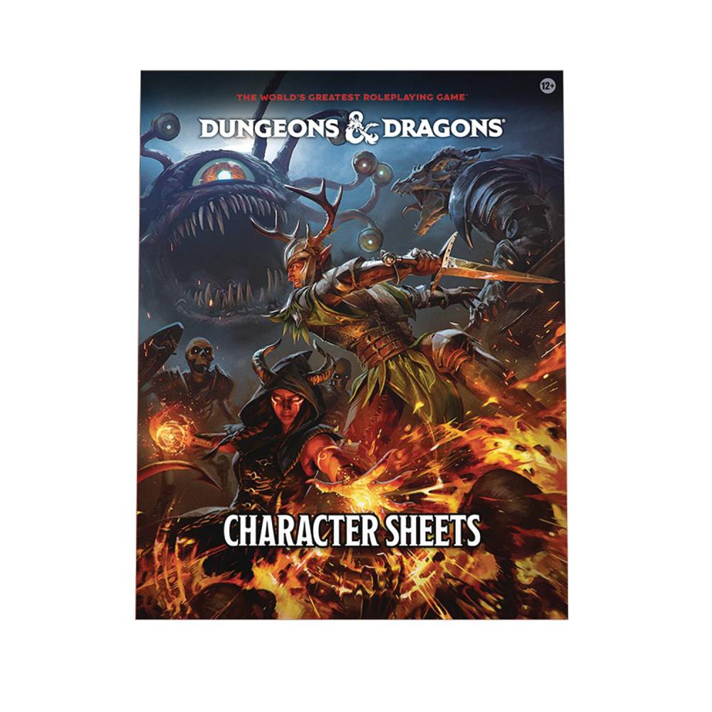 Dungeons & Dragons RPG 5E: Character Sheets 2024 DANDD