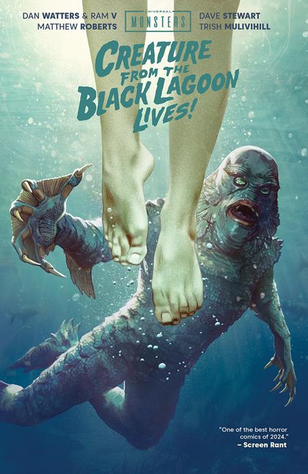 UNIVERSAL MONSTERS CREATURE FROM THE BLACK LAGOON LIVES HC DM EXCLUSIVE JOSHUA MIDDLETON CVR