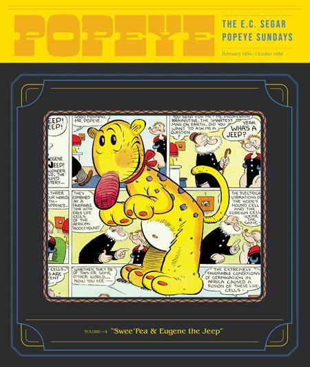 POPEYE SEGAR SUNDAYS HC VOL 04 SWEEPEA AND EUGENE THE JEEP FEB36 - OCT38