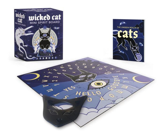 BOOK KIT WICKED CAT MINI SPIRIT BOARD