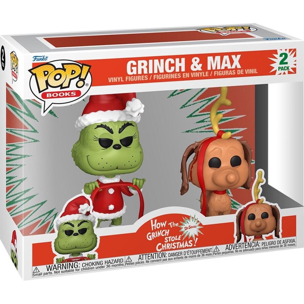 POP LARGE MISC BOOKS HTGSC GRINCH AND MAX VIN FIG