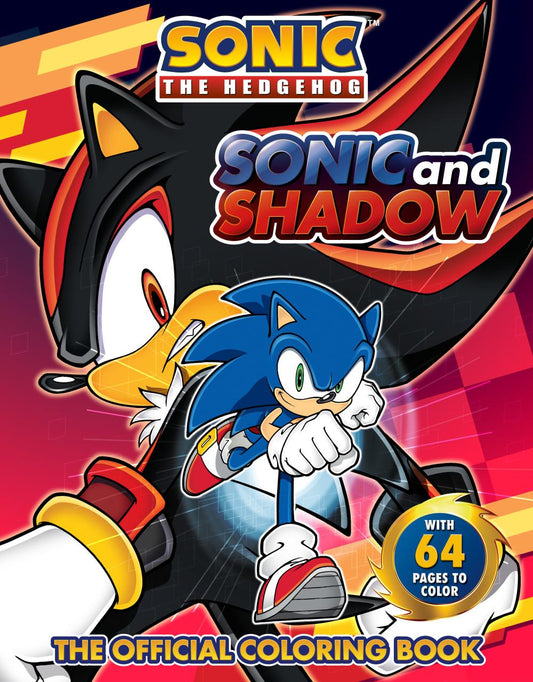SONIC AND SHADOW OFFICIAL COLORING BOOK SC