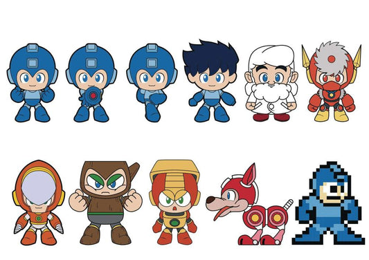 BLIND BAG MEGA MAN SERIES 2 3D FOAM BAG CLIP