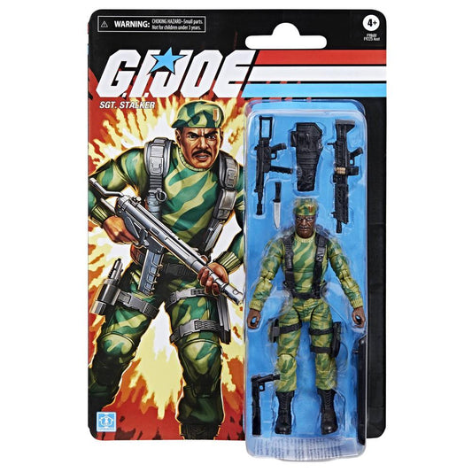 GI JOE RETRO CLASSIFIED SGT STALKER 6IN AF