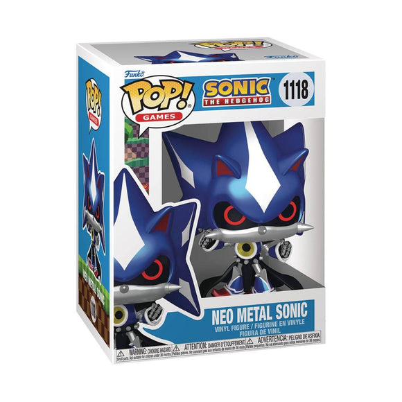 POP GAMES SONIC THE HEDGEHOG NEO METAL SONIC VIN FIG