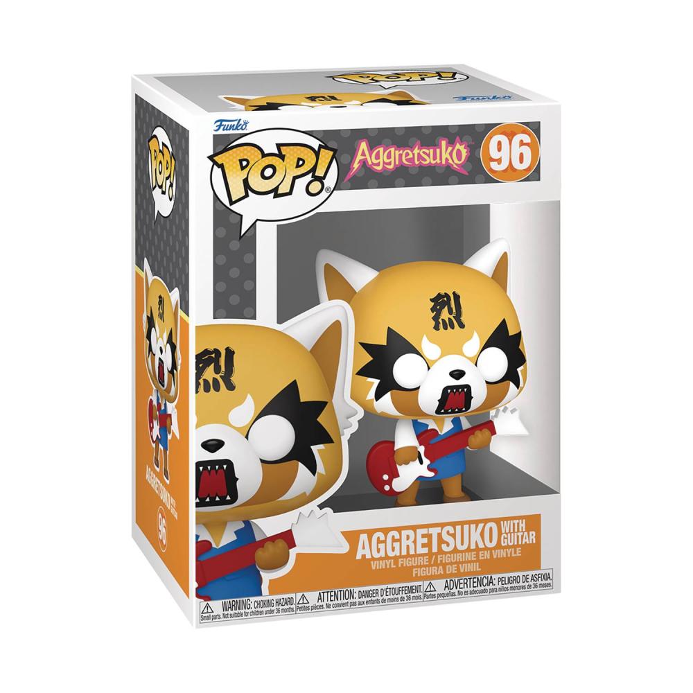 POP MISC SANRIO HELLO KITTY AGGRETSUKO W GUITAR VIN FIG