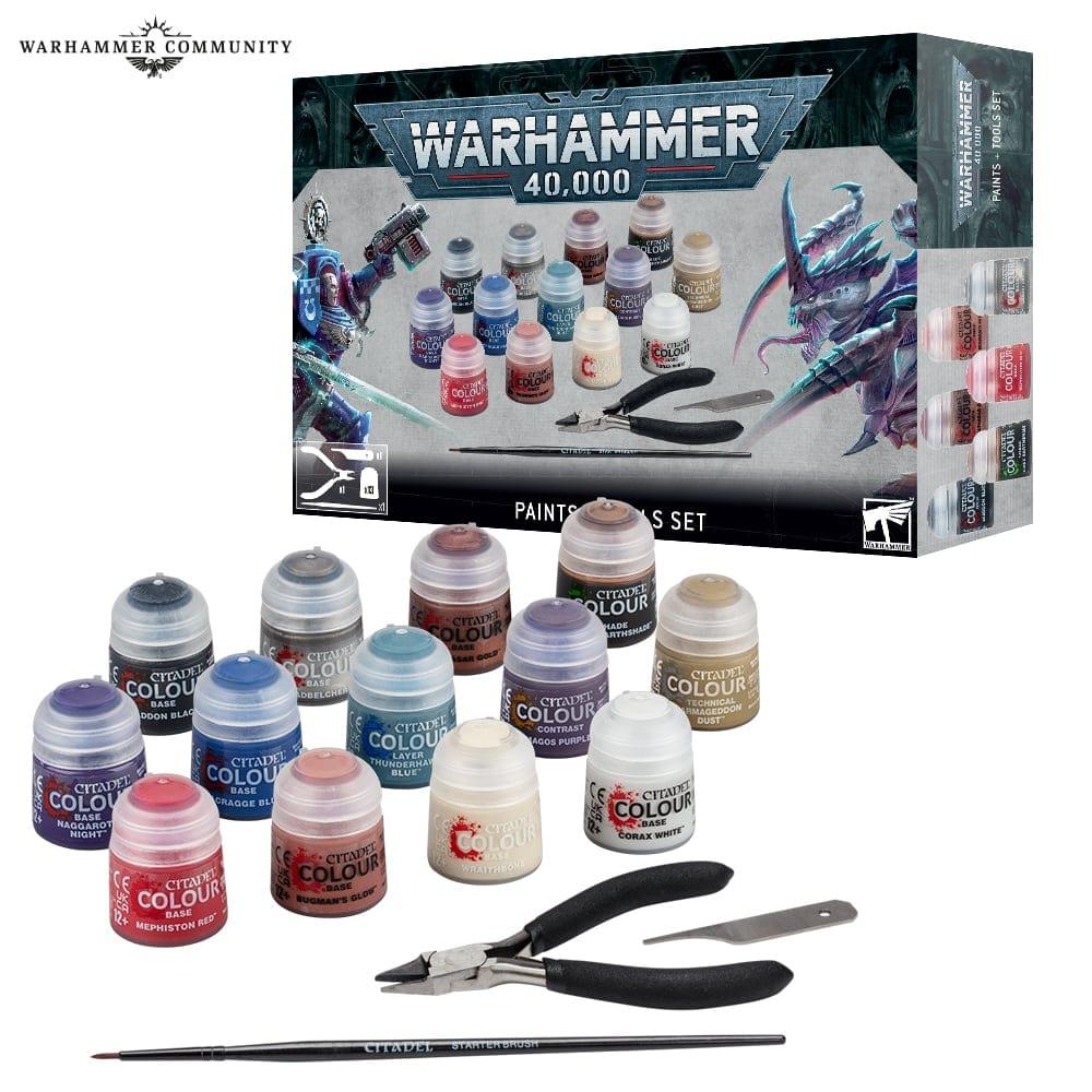Warhammer 40K: Paints and Tools Set