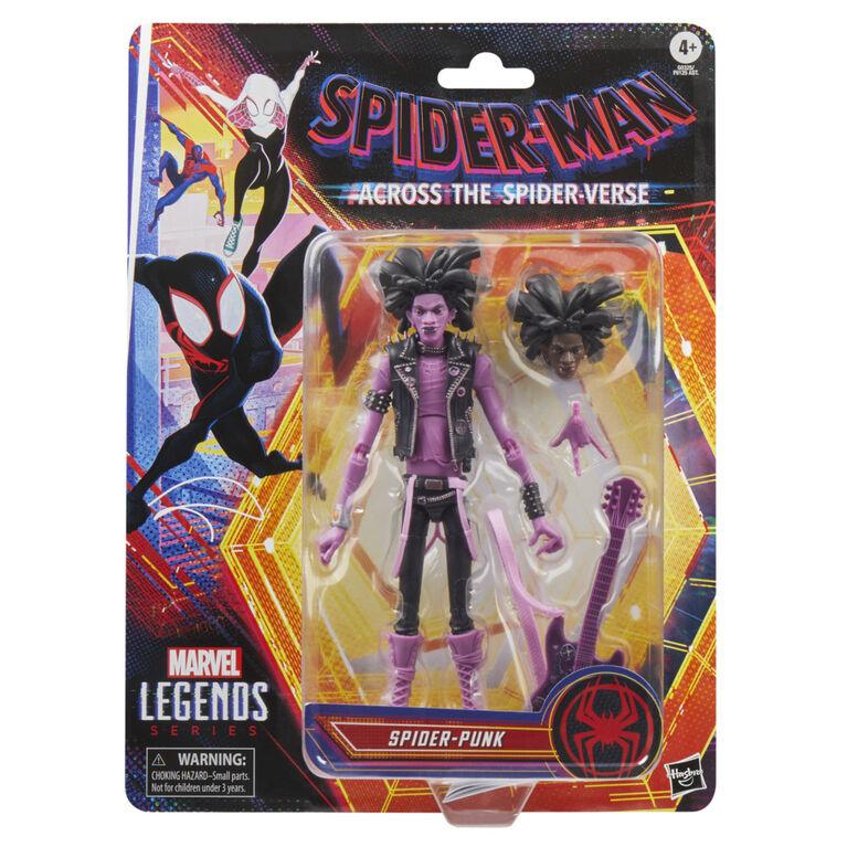 MARVEL LEGENDS RETRO NEW SPIDER PUNK UNMASKED ATSV AF