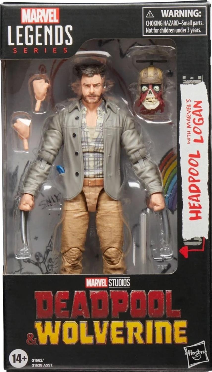 MARVEL LEGENDS NEW HEADPOOL WITH LOGAN DAW 6IN AF